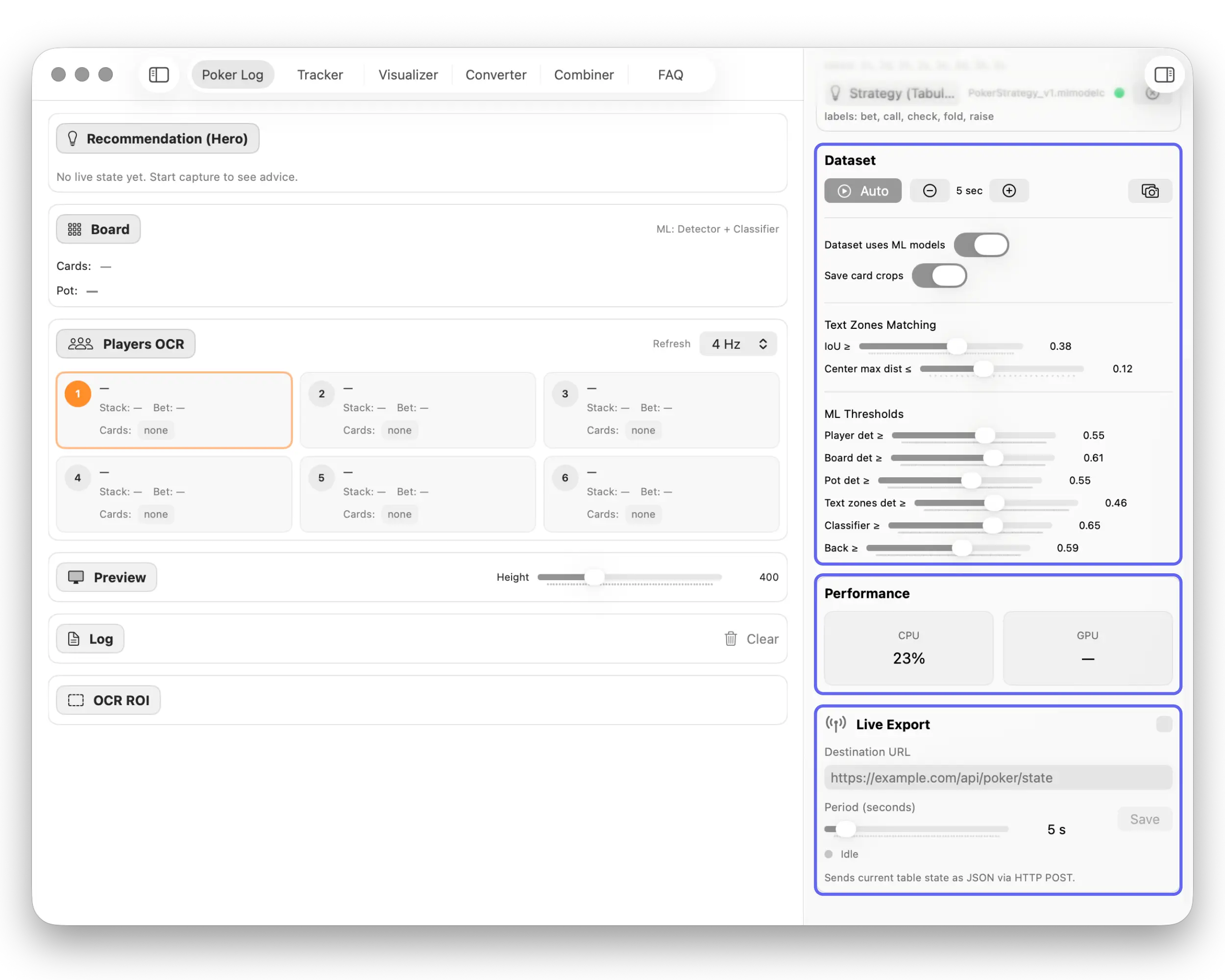 Dataset & Performance